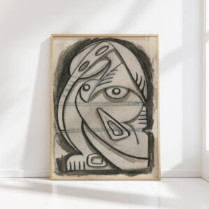 relief design of a seated female figure 1910 1915 henri gaudier brzeska high quality print