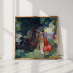 rest outdoors 1921 albert muller high quality print