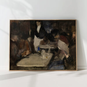 restaurant amille colonnes in amsterdam isaac israels high quality print