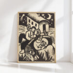 resting gypsies 1918 maria uhden high quality print