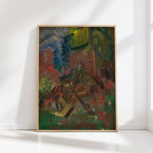 resting huntsman 1930 1940 arnold peter weisz kubincan high quality print