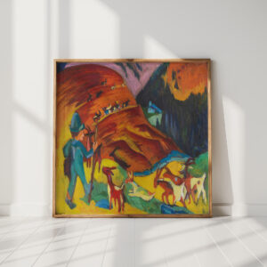 returning goat herd 1920 ernst ludwig kirchner high quality print