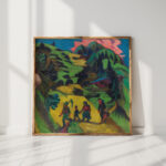 returning harvester 1918 ernst ludwig kirchner high quality print