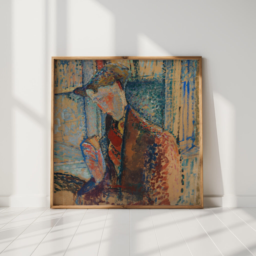 reverie study for the portrait of frank burty haviland 1914 amedeo modigliani high quality print