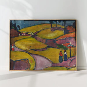 rhythmic landscape eifel 1912 hermann stenner high quality print