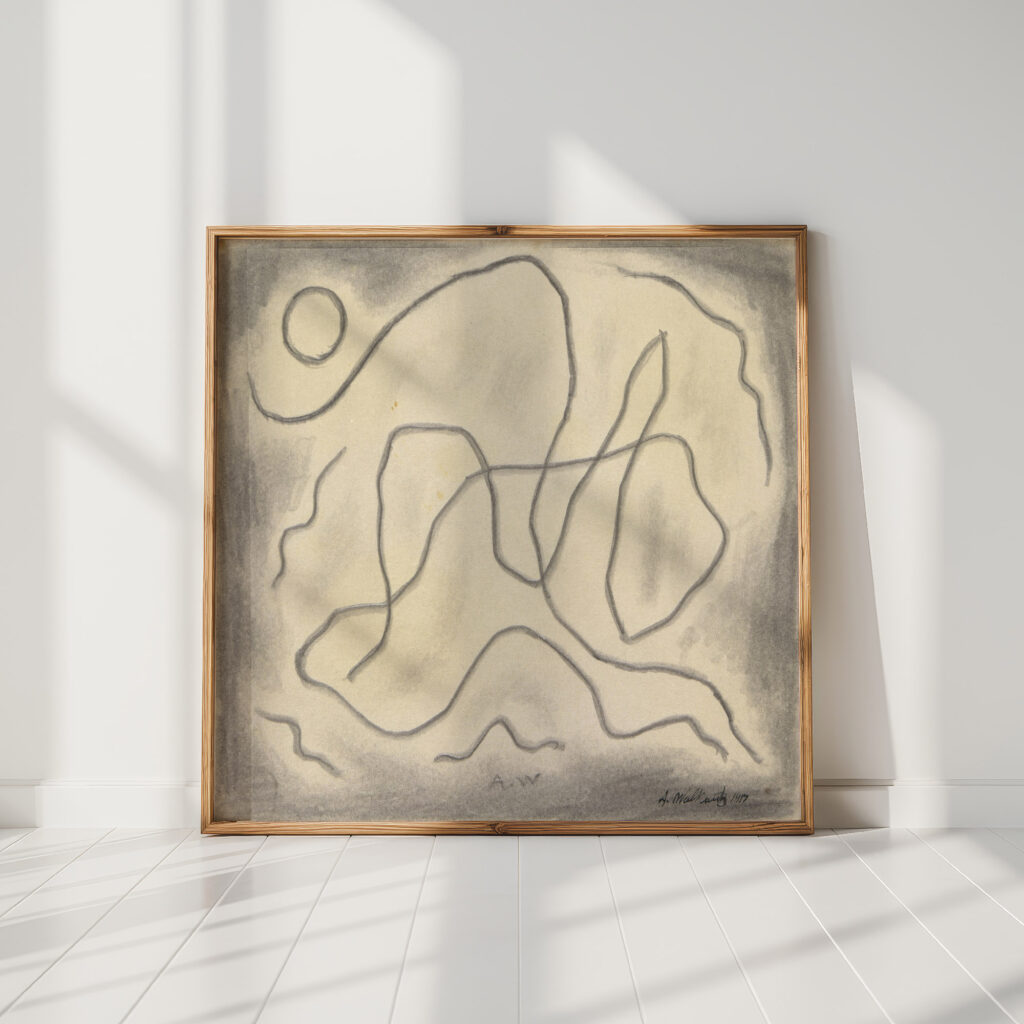 rhythmic lines dance abstraction 1 1918 abraham walkowitz high quality print
