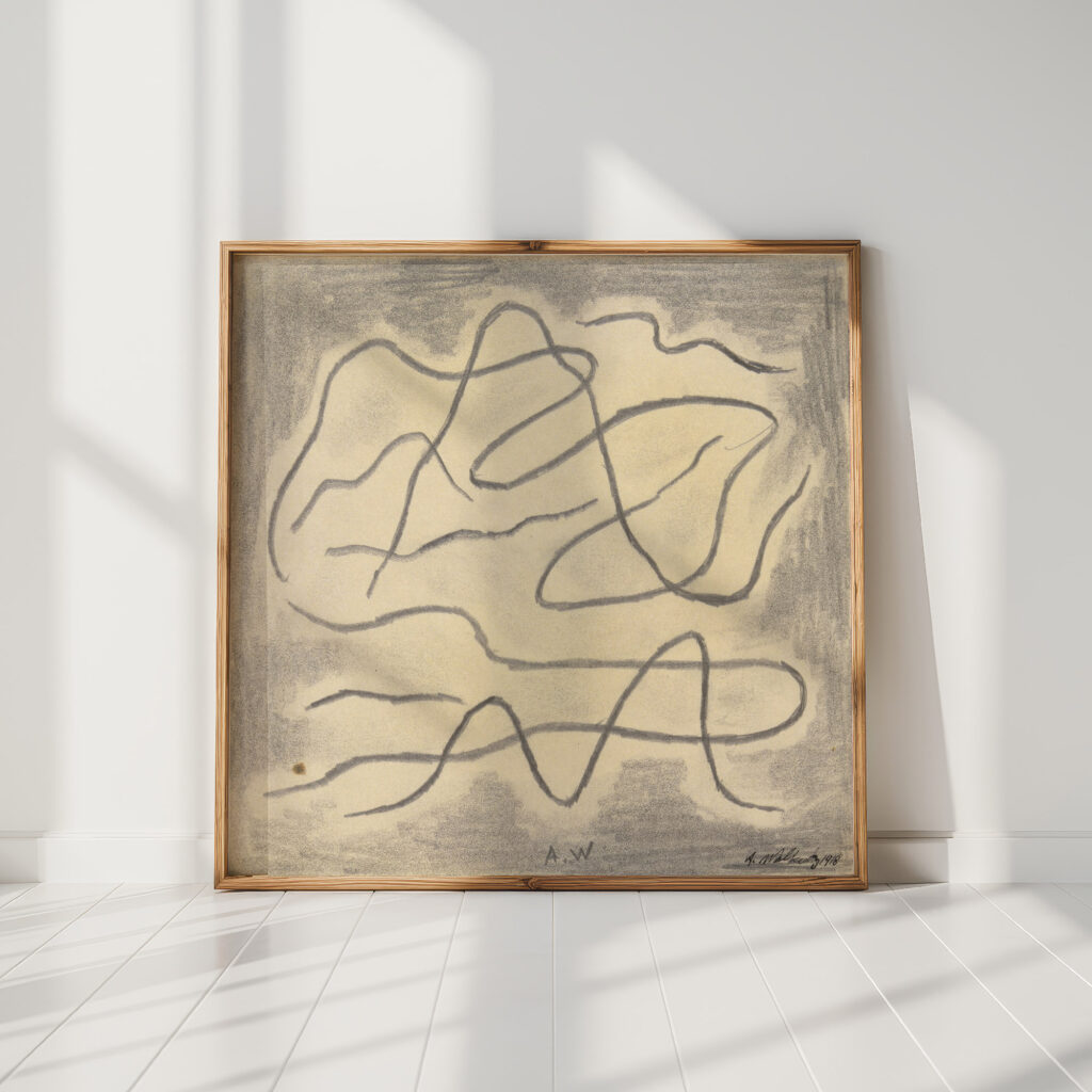 rhythmic lines dance abstraction 2 1918 abraham walkowitz high quality print
