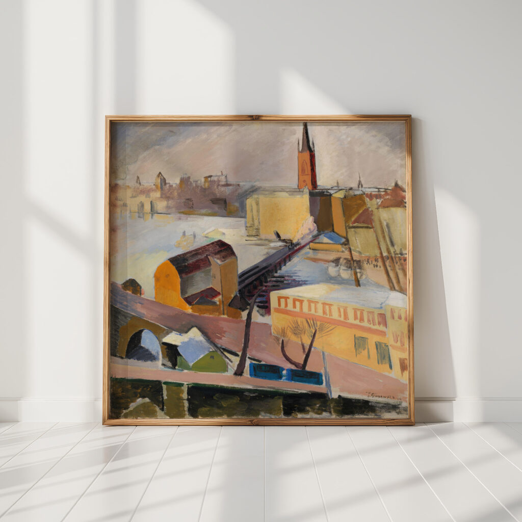 riddarholmskyrkan 1914 isaac grunewald high quality print