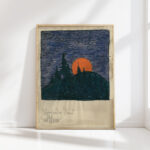 rising moon around 1921 karl wiener high quality print