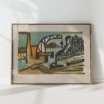 river landscape with crane and towing 1927 1928 ernst ludwig kirchner high quality print
