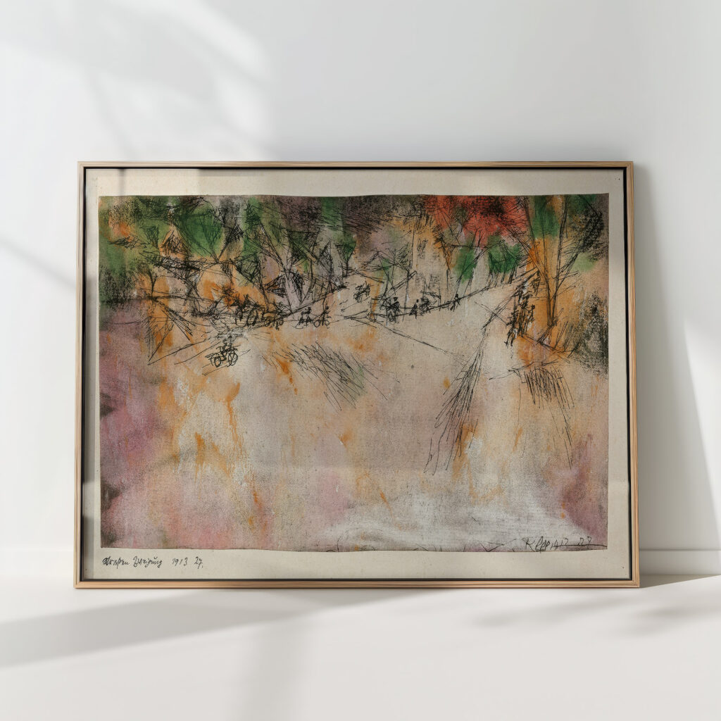road branch 1913 paul klee high quality print