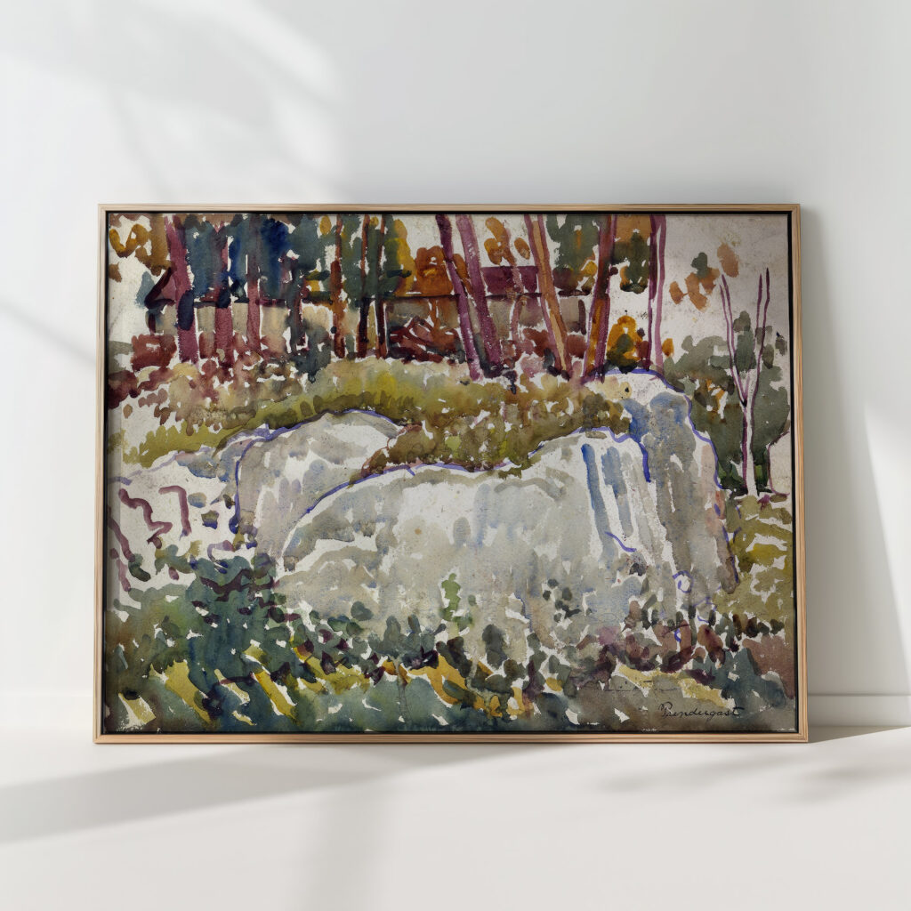 rocks maine ca 1913 1915 maurice prendergast high quality print
