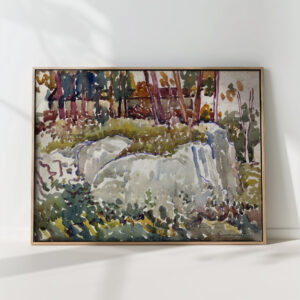 rocks maine ca 1913 1915 maurice prendergast high quality print