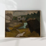 rocky landscape with water 1911 tadeusz makowski high quality print