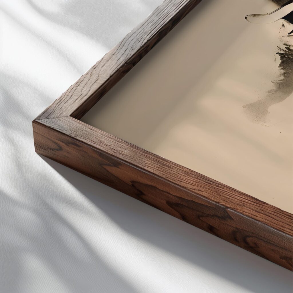 rodeo 0003 3x4 close up dark wood mockup