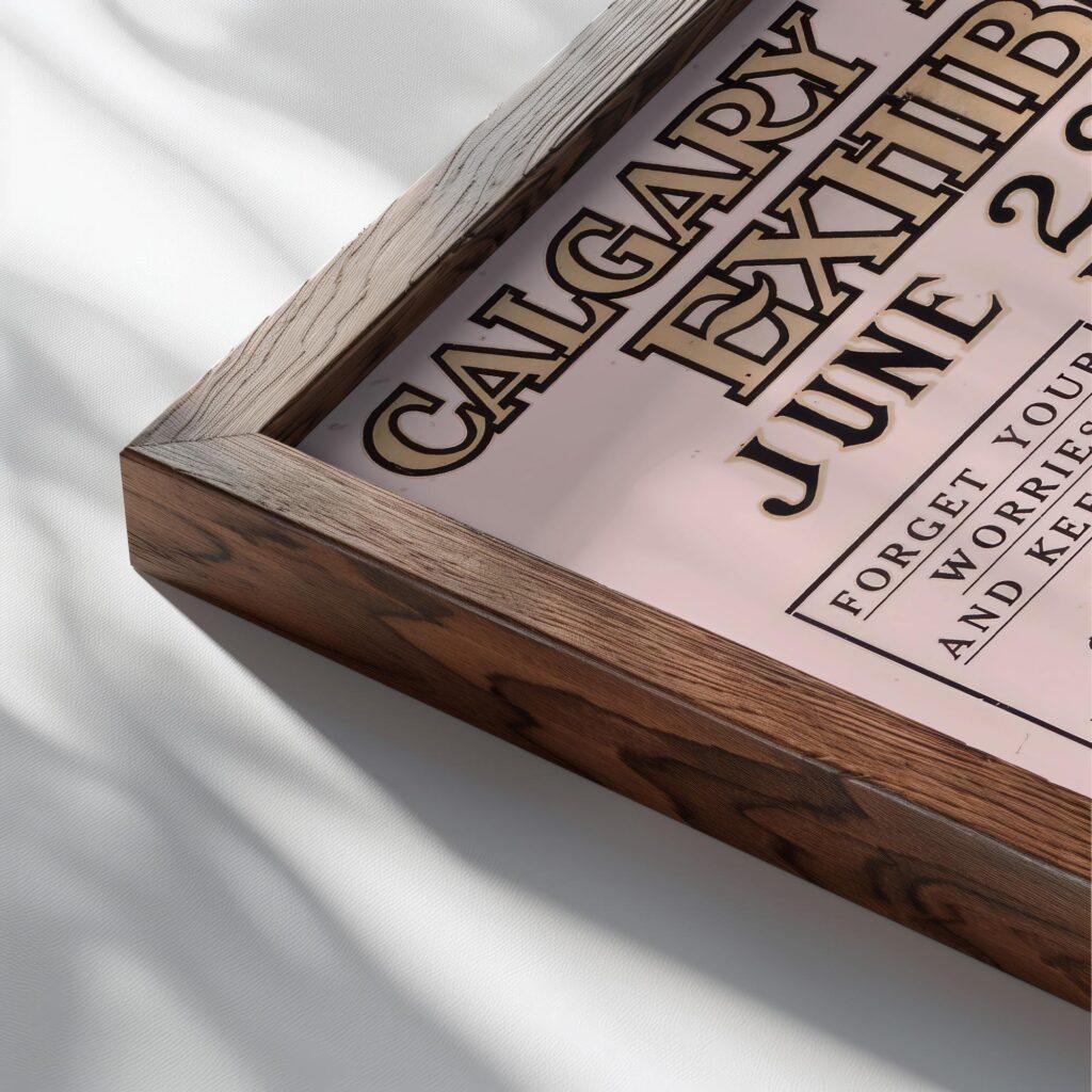 rodeo exhibition 0004 3x4 close up dark wood mockup