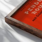 rodeo exhibition 0006 3x4 close up dark wood mockup