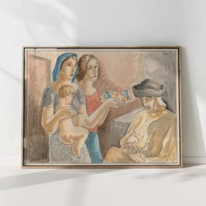 rodina family 1927 mikulas galanda high quality print