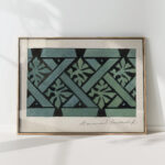 romanesque braid motif 1890 johanna van de kamer high quality print