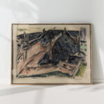 rooftops 1918 heinrich schroder high quality print