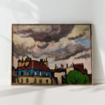 rooftops and clouds paris 1910 1912 henry lyman sayen high quality print
