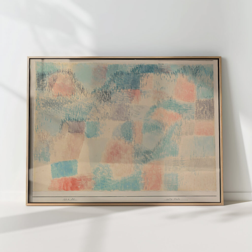 rote erde red earth 1926 paul klee high quality print