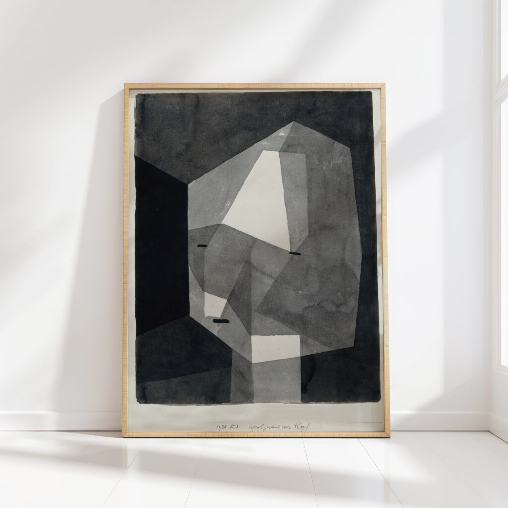 rough cut head 1935 paul klee high quality print