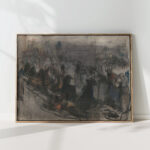 row of seated figures c 1890 c 1920 isaac israels high quality print