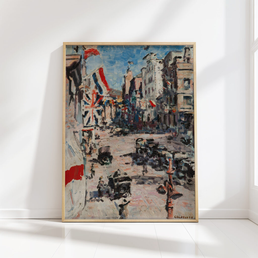 royal visit 1925 1925 harry caldecott high quality print