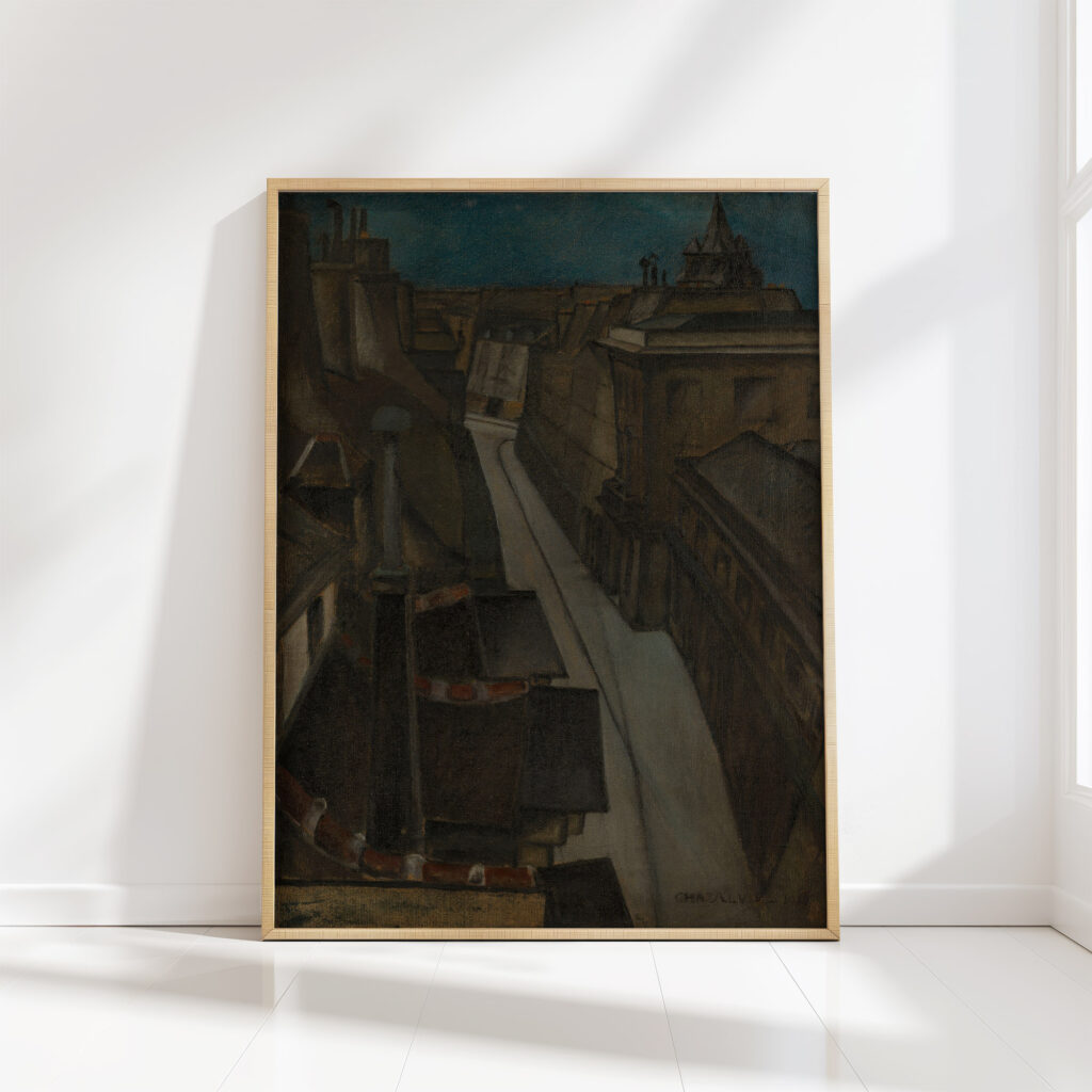 rue guenegaud 1912 albert edouard chazalviel high quality print