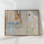 rugged trunks in snow 1923 edvard munch high quality print