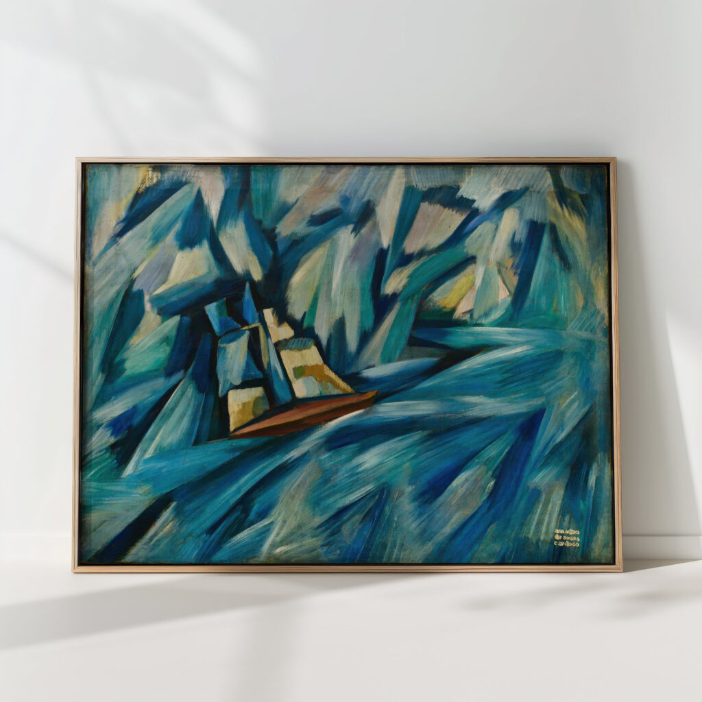 sailboat circa 1914 amadeo de souza cardoso high quality print