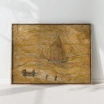 sailing boat on a sea 1927 tadeusz makowski high quality print