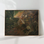 saint george the dragon slayer 1917 jerzy hulewicz high quality print