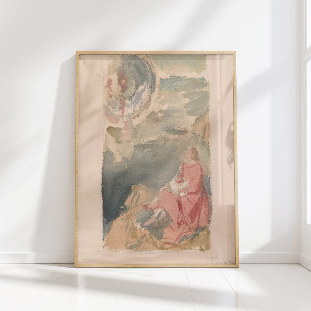 saint john on patmos nicaise de keyser high quality print