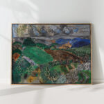 saint paul de vence circa 1920 raoul dufy high quality print
