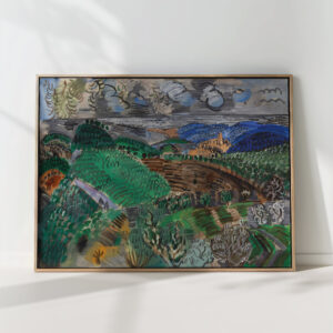 saint paul de vence circa 1920 raoul dufy high quality print