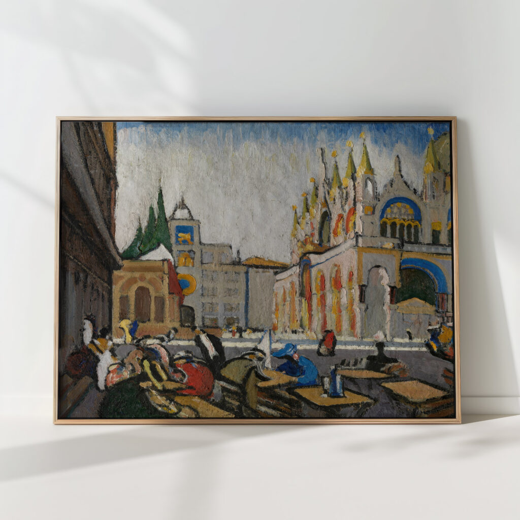 san marco from the piazzetta 1913 jules schmalzigaug high quality print