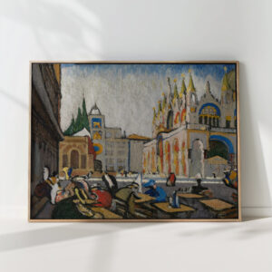 san marco from the piazzetta 1913 jules schmalzigaug high quality print