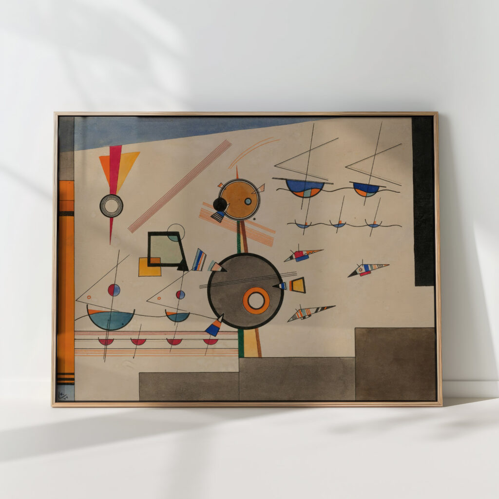 schweben floating 1924 wassily kandinsky high quality print