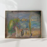 seaside landscape pierre auguste renoir high quality print