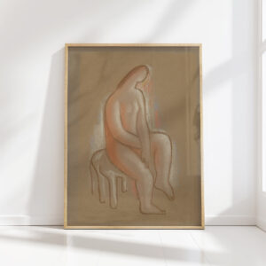 seated 1930 mikulas galanda high quality print