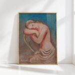 seated model 1936 1937 mikulas galanda high quality print