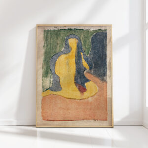 seated nude 1915 edvard munch high quality print