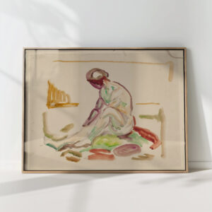 seated nude 1919 1924 edvard munch high quality print