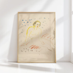 seated nude 1920 1925 edvard munch high quality print