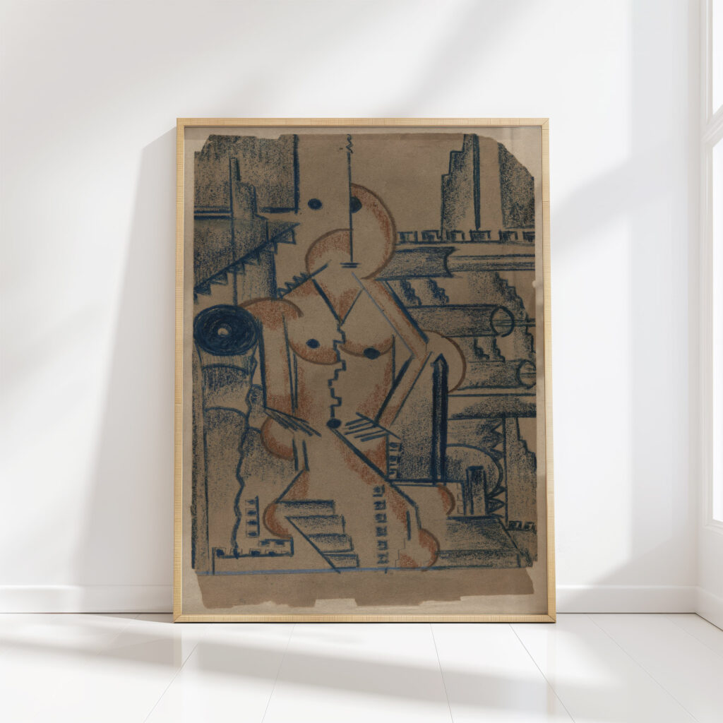 seated nude ca 1924 25 paul gaulois high quality print