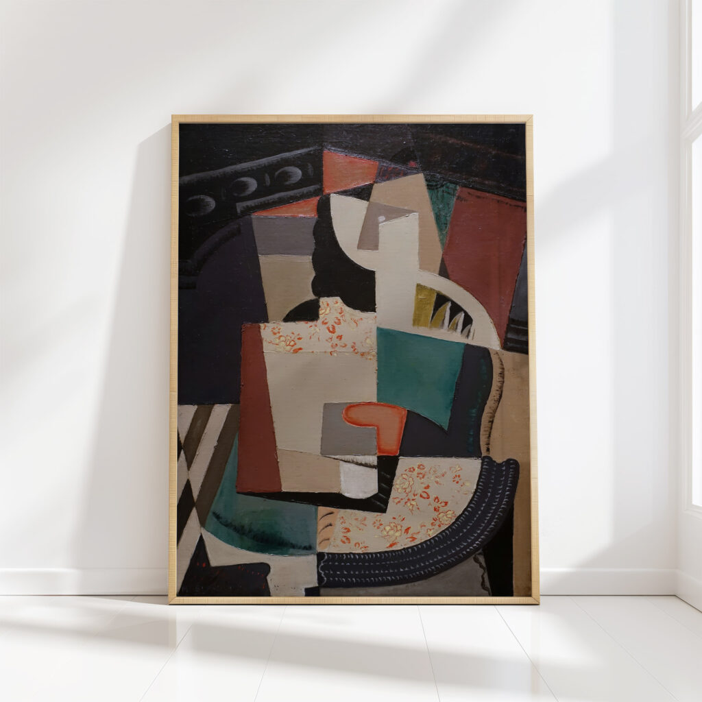 seated woman c 1917 maria blanchard high quality print