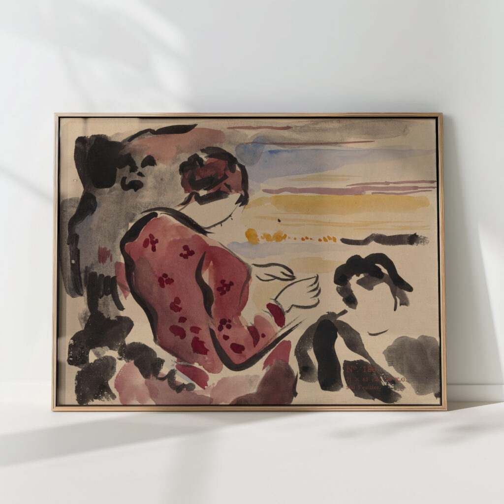 seated woman rik wouters high quality print