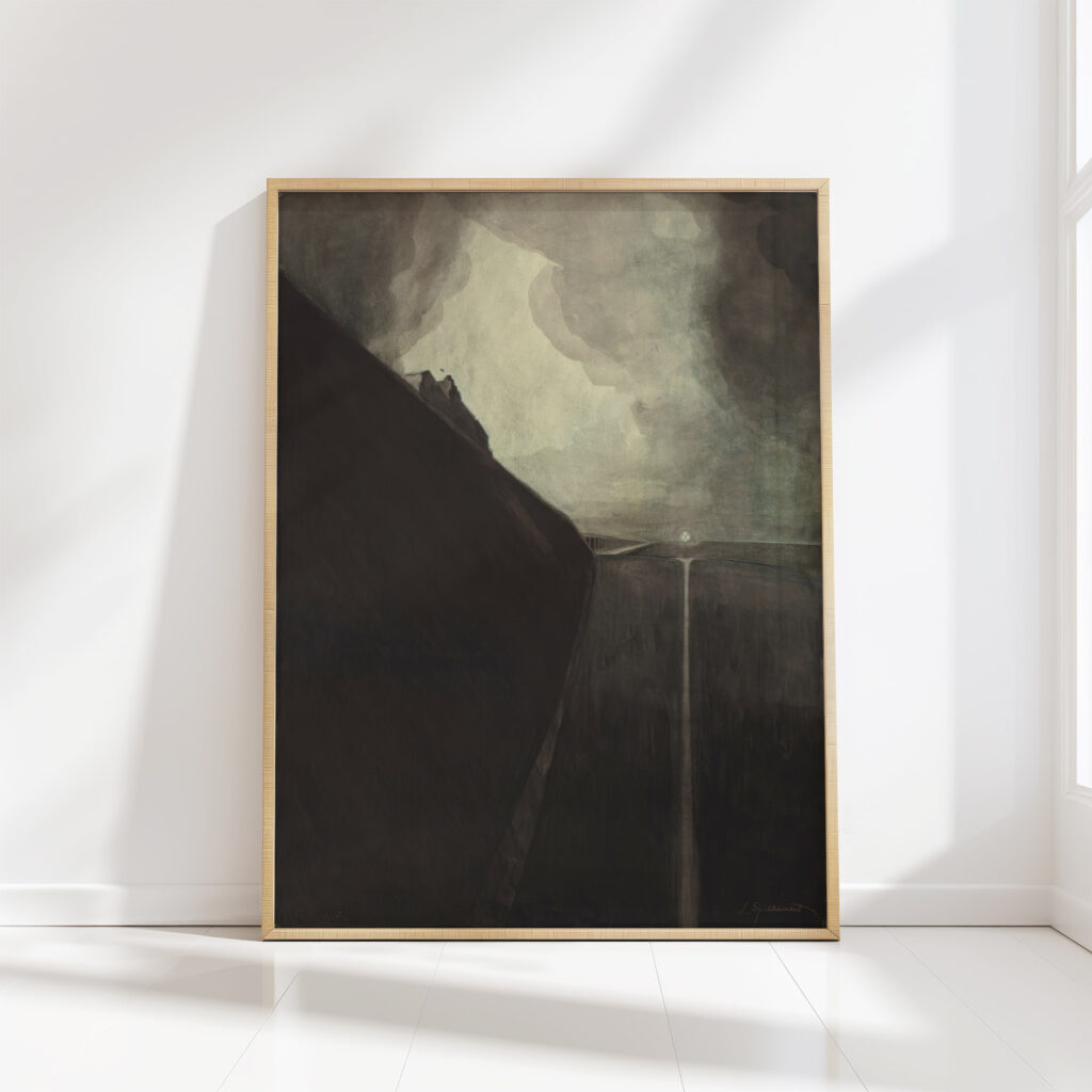 seawall and beach chalet royal and ostend galleries 1908 leon spilliaert high quality print